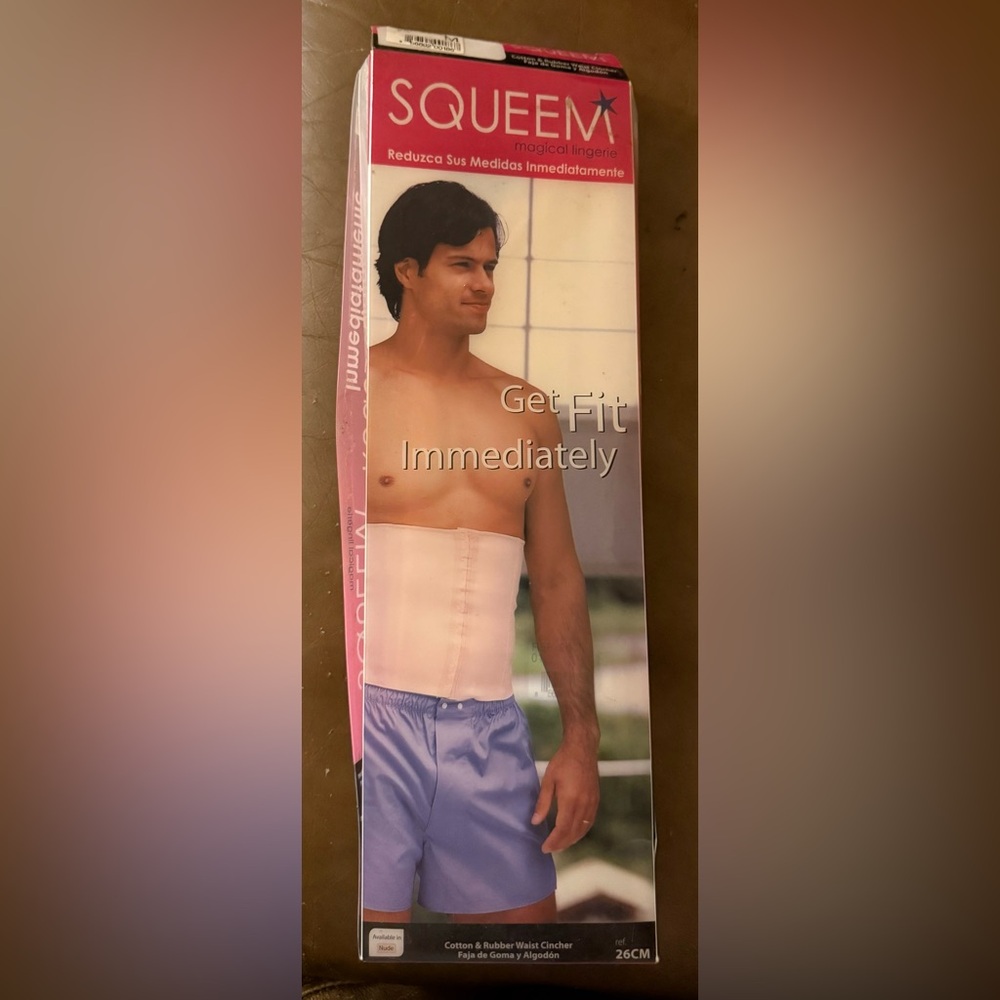 NEW… Squeem men’s waist cincher size M